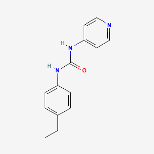 molecular formula C14H15N3O B5496468 1-(4-Ethylphenyl)-3-pyridin-4-ylurea 