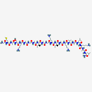 molecular formula C₈₈H₁₆₂N₂₆O₂₂S B549707 PGLa CAS No. 102068-15-5