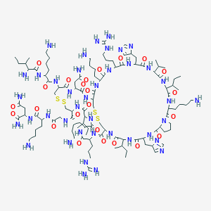 molecular formula C₁₁₀H₁₉₂N₄₀O₂₄S₄ B549713 Mast cell degranulating peptide CAS No. 32908-73-9