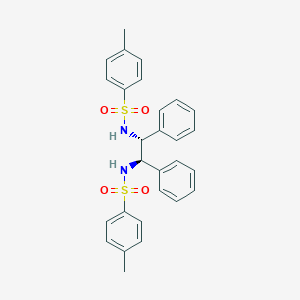 molecular formula C28H28N2O4S2 B054974 4-methyl-N-[(1R,2R)-2-[(4-methylphenyl)sulfonylamino]-1,2-diphenylethyl]benzenesulfonamide CAS No. 121758-19-8