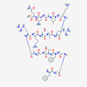 molecular formula C₇₉H₁₂₉N₂₇O₂₂ B549756 Nociceptin CAS No. 170713-75-4