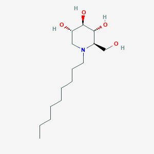 molecular formula C₁₅H₃₁NO₄ B549758 (2R,3R,4R,5S)-2-(羟甲基)-1-壬基哌啶-3,4,5-三醇 CAS No. 81117-35-3