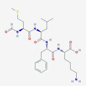 molecular formula C27H43N5O6S B549766 N-Formyl-Met-Leu-Phe-Lys CAS No. 67247-11-4