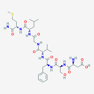 molecular formula C₃₄H₅₄N₈O₁₀S B549788 neurokinin A(4-10) CAS No. 97559-35-8