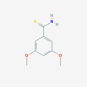 molecular formula C9H11NO2S B054979 3,5-Dimethoxythiobenzamide CAS No. 114980-23-3