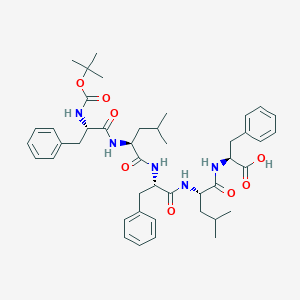 molecular formula C₄₄H₅₉N₅O₈ B549792 Boc-phe-leu-phe-leu-phe CAS No. 148182-34-7