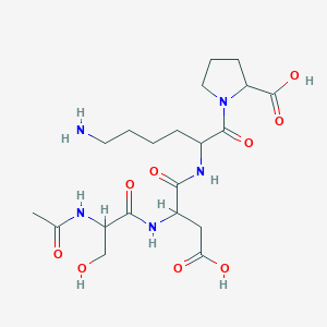 molecular formula C20H33N5O9 B549794 Acetyl-Ser-Asp-Lys-Pro CAS No. 127103-11-1