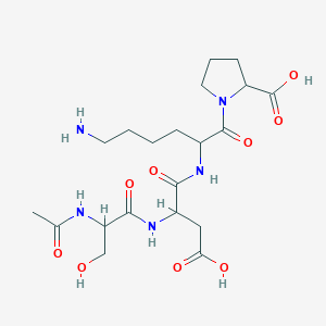 molecular formula C₂₀H₃₃N₅O₉ B549794 Acetyl-Ser-Asp-Lys-Pro CAS No. 127103-11-1