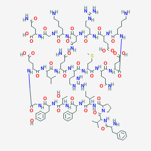 molecular formula C₁₂₀H₁₈₈N₃₄O₃₅S B549804 Motilin (26-47), human, porcine CAS No. 52906-92-0
