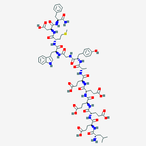molecular formula C₇₄H₉₉N₁₅O₂₆S B549806 Minigastrin I (human) CAS No. 54405-27-5