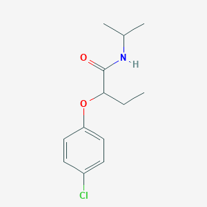 molecular formula C13H18ClNO2 B5498087 2-(4-chlorophenoxy)-N-isopropylbutanamide 