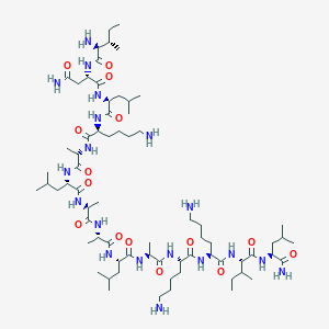 molecular formula C₇₀H₁₃₁N₁₉O₁₅ B549812 蜂毒肽 CAS No. 72093-21-1