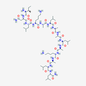 molecular formula C₆₇H₁₂₄N₁₈O₁₅ B549814 Mastoparan 7 CAS No. 145854-59-7
