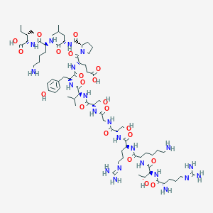 molecular formula C₇₂H₁₂₄N₂₂O₂₁ B549818 Malantide CAS No. 86555-35-3