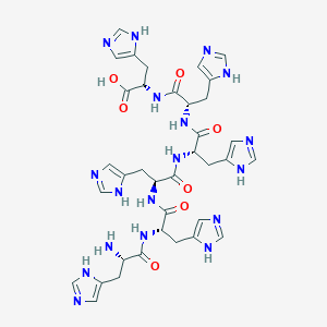 molecular formula C36H44N18O7 B549902 Hexa-His CAS No. 64134-30-1