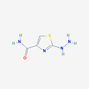 2-Hydrazinyl-1,3-thiazole-4-carboxamide