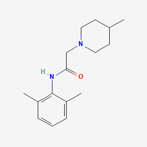 molecular formula C16H24N2O B5500194 N-(2,6-dimethylphenyl)-2-(4-methylpiperidin-1-yl)acetamide 