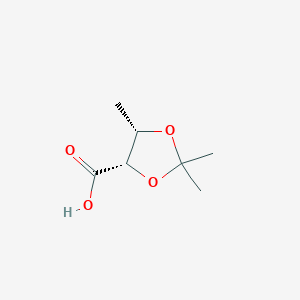(4S,5S)-2,2,5-Trimethyl-1,3-dioxolane-4-carboxylic acid