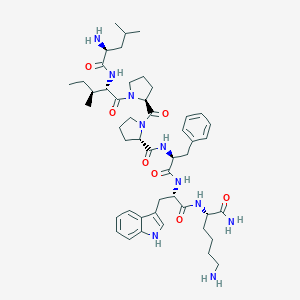 molecular formula C₄₈H₇₀N₁₀O₇ B550050 Naja mossambica mossambica alpha-neurotoxin I CAS No. 115722-23-1