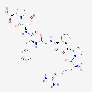 molecular formula C35H52N10O9 B550071 Bradykinin (1-7) CAS No. 23815-87-4