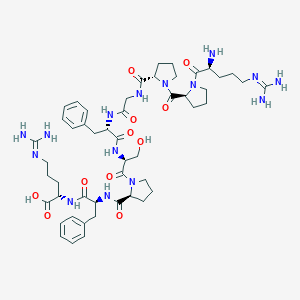 molecular formula C50H73N15O11 B550075 Bradykinin CAS No. 58-82-2
