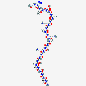 molecular formula C₁₁₅H₁₉₄N₃₄O₃₃ B550076 Bombinin-like peptide-1 CAS No. 138220-00-5