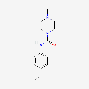 molecular formula C14H21N3O B5500781 N-(4-ethylphenyl)-4-methylpiperazine-1-carboxamide 