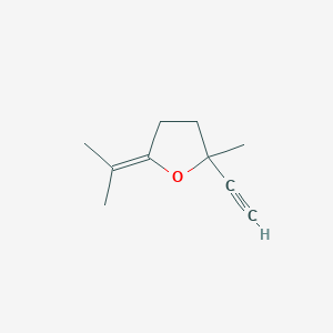 2-Ethynyl-2-methyl-5-propan-2-ylideneoxolane