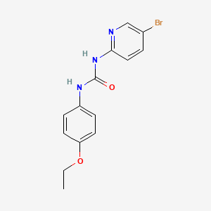 molecular formula C14H14BrN3O2 B5501816 1-(5-Bromopyridin-2-yl)-3-(4-ethoxyphenyl)urea 