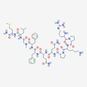 molecular formula C64H100N18O13S B550186 [Sar9] Substance P CAS No. 77128-75-7