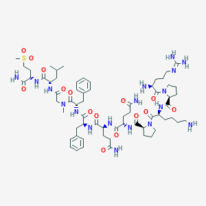 molecular formula C64H100N18O15S B550187 [Sar9,Met(O2)11]-Substance P CAS No. 110880-55-2