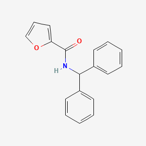 molecular formula C18H15NO2 B5502047 N-(diphenylmethyl)furan-2-carboxamide 