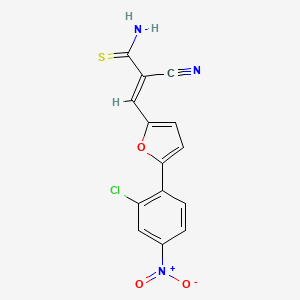molecular formula C14H8ClN3O3S B5502608 MFCD04179702 