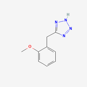 molecular formula C9H10N4O B5502631 5-(2-methoxybenzyl)-1H-tetrazole 