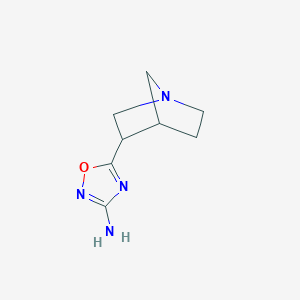 3-(3-Amino-1,2,4-oxadiazol-5-yl)-1-azabicyclo(2.2.1)heptane