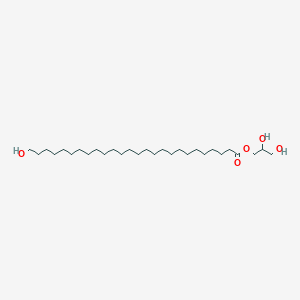 molecular formula C29H58O5 B055029 2,3-二羟基丙基 26-羟基六廿六酸酯 CAS No. 177602-14-1