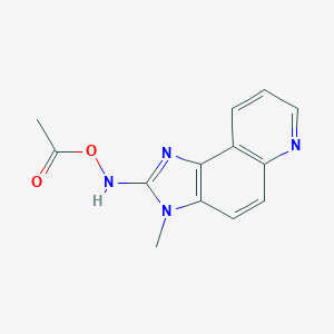 molecular formula C13H12N4O2 B055032 N-Acetoxy-IQ CAS No. 115722-78-6