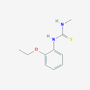 molecular formula C10H14N2OS B5503330 1-(2-Ethoxyphenyl)-3-methylthiourea CAS No. 82745-07-1