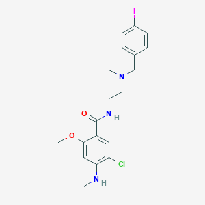 molecular formula C19H23ClIN3O2 B055040 Spectramide CAS No. 125141-02-8