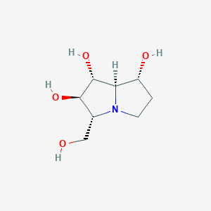 molecular formula C8H16ClNO4 B055042 Australine CAS No. 118396-02-4