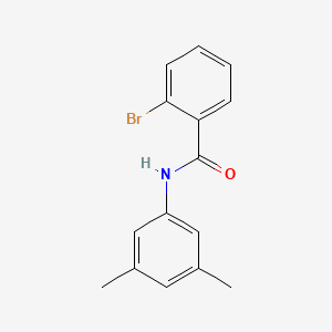 molecular formula C15H14BrNO B5504225 2-bromo-N-(3,5-dimethylphenyl)benzamide CAS No. 5351-02-0