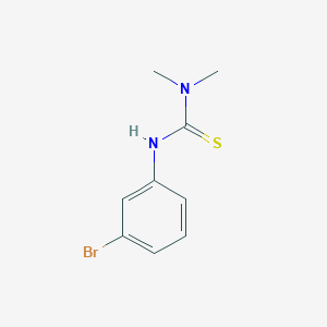 molecular formula C9H11BrN2S B5504295 3-(3-Bromophenyl)-1,1-dimethylthiourea 