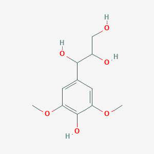 molecular formula C11H16O6 B055047 threo-Syringylglycerol CAS No. 121748-11-6