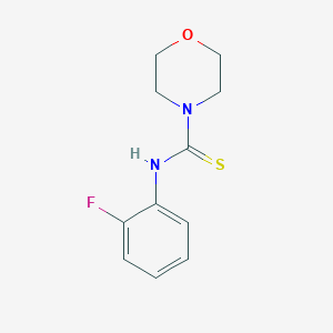molecular formula C11H13FN2OS B5504834 N-(2-fluorophenyl)morpholine-4-carbothioamide 