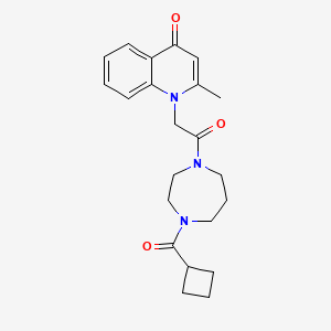 1-{2-[4-(cyclobutylcarbonyl)-1,4-diazepan-1-yl]-2-oxoethyl}-2-methylquinolin-4(1H)-one