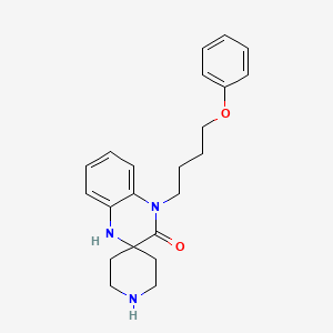 4'-(4-phenoxybutyl)-1',4'-dihydro-3'H-spiro[piperidine-4,2'-quinoxalin]-3'-one hydrochloride