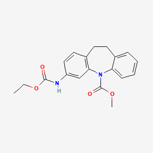 methyl 3-[(ethoxycarbonyl)amino]-10,11-dihydro-5H-dibenzo[b,f]azepine-5-carboxylate