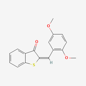 2-(2,5-dimethoxybenzylidene)-1-benzothiophen-3(2H)-one