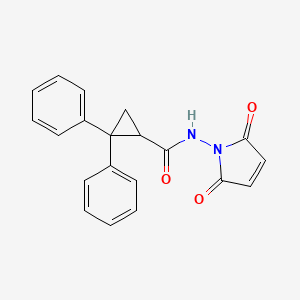 N-(2,5-dioxo-2,5-dihydro-1H-pyrrol-1-yl)-2,2-diphenylcyclopropanecarboxamide