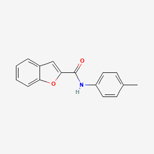 molecular formula C16H13NO2 B5505371 N-(4-methylphenyl)-1-benzofuran-2-carboxamide 